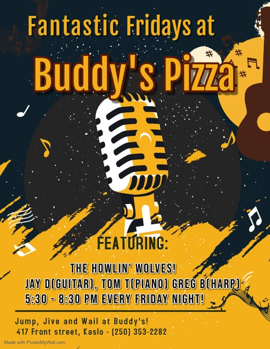 Fantastic Fridays at Buddy's Pizza